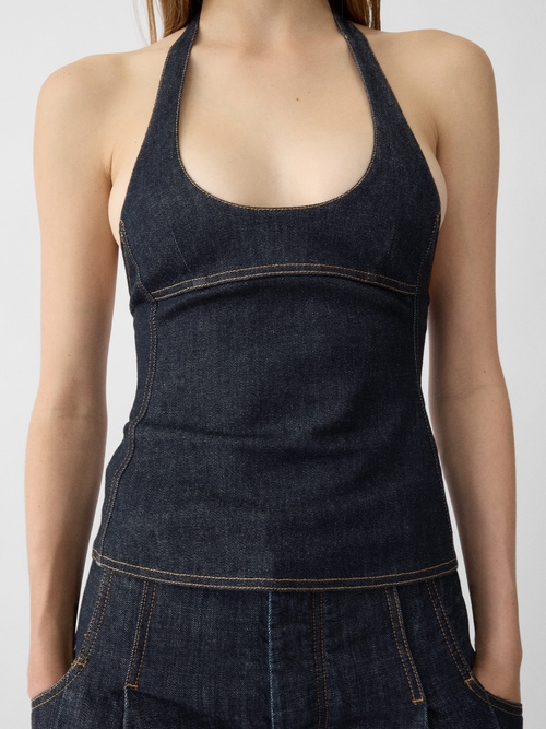 The Lavoir de-N&icirc;mes denim top