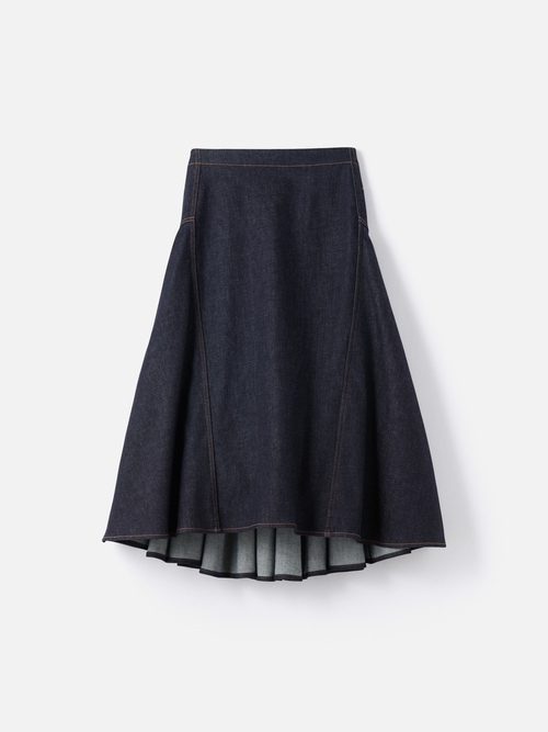 The Lavoir de-N&icirc;mes denim skirt