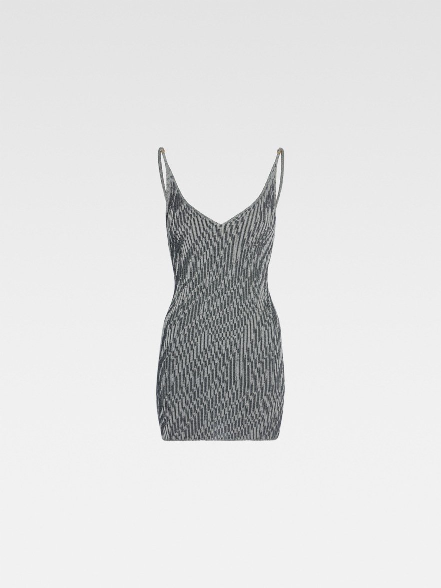 LA MINI ROBE MAILLE ZEBRA