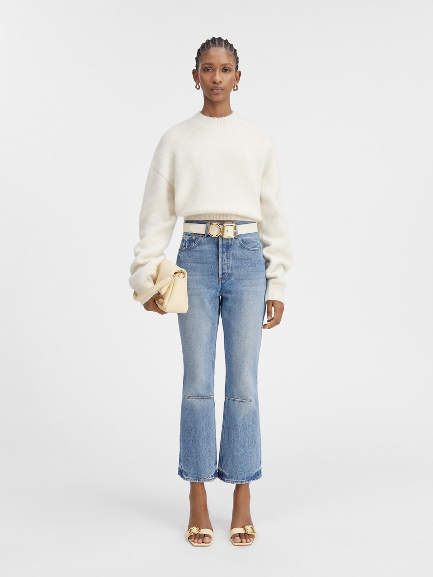 JACQUEMUS Women's Chestnut Jersey Brown