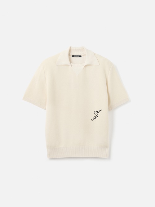 The J knit polo