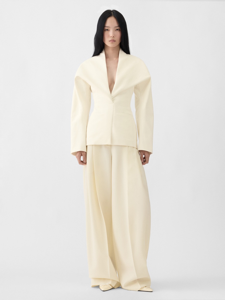 Jacquemus The Man's Pants In Neutral