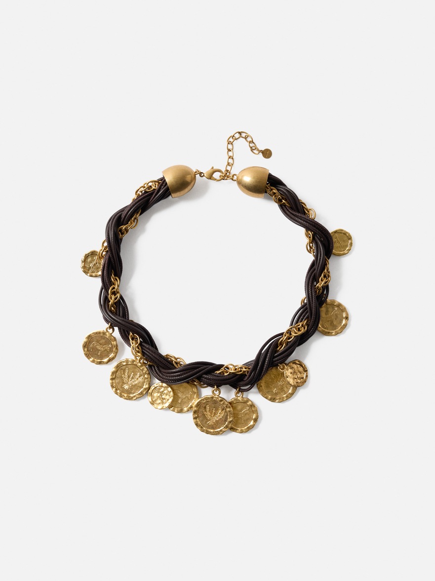 Jacquemus The Pièces Necklace In Gold