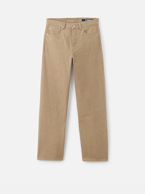 The straight de-N&icirc;mes denim pants