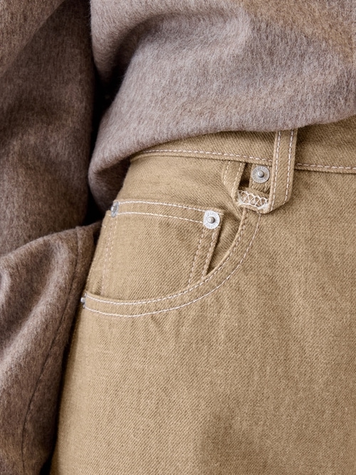 The wide de-N&icirc;mes denim pants