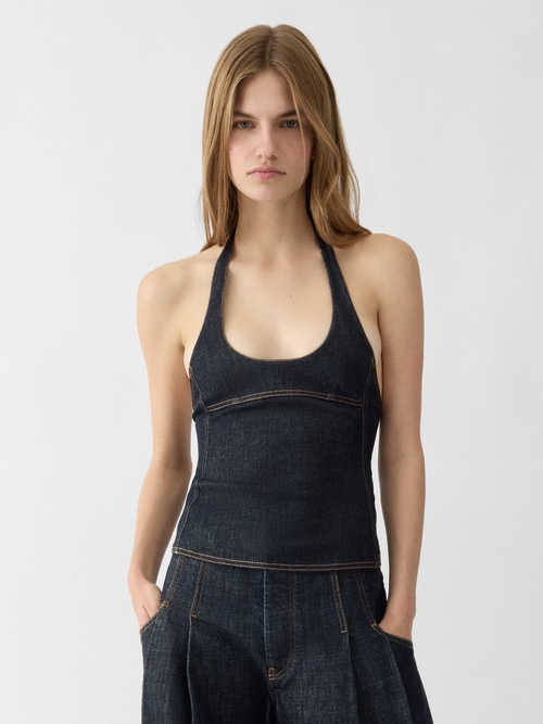 The Lavoir de-N&icirc;mes denim top