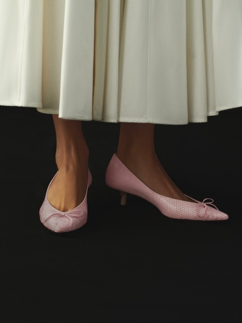 The low Tourni heels