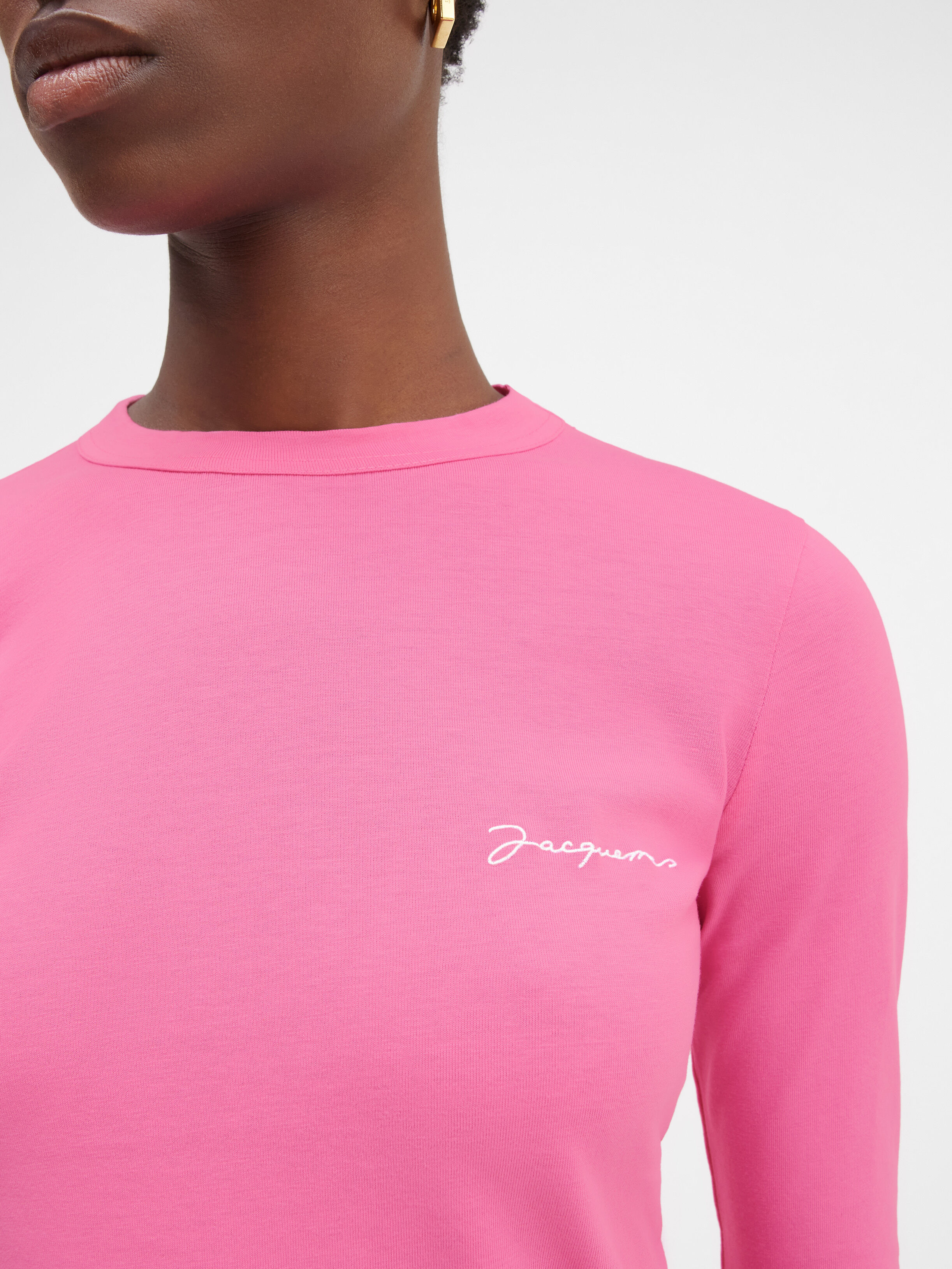 Le t-shirt brodé manches longues by JACQUEMUS | Official website