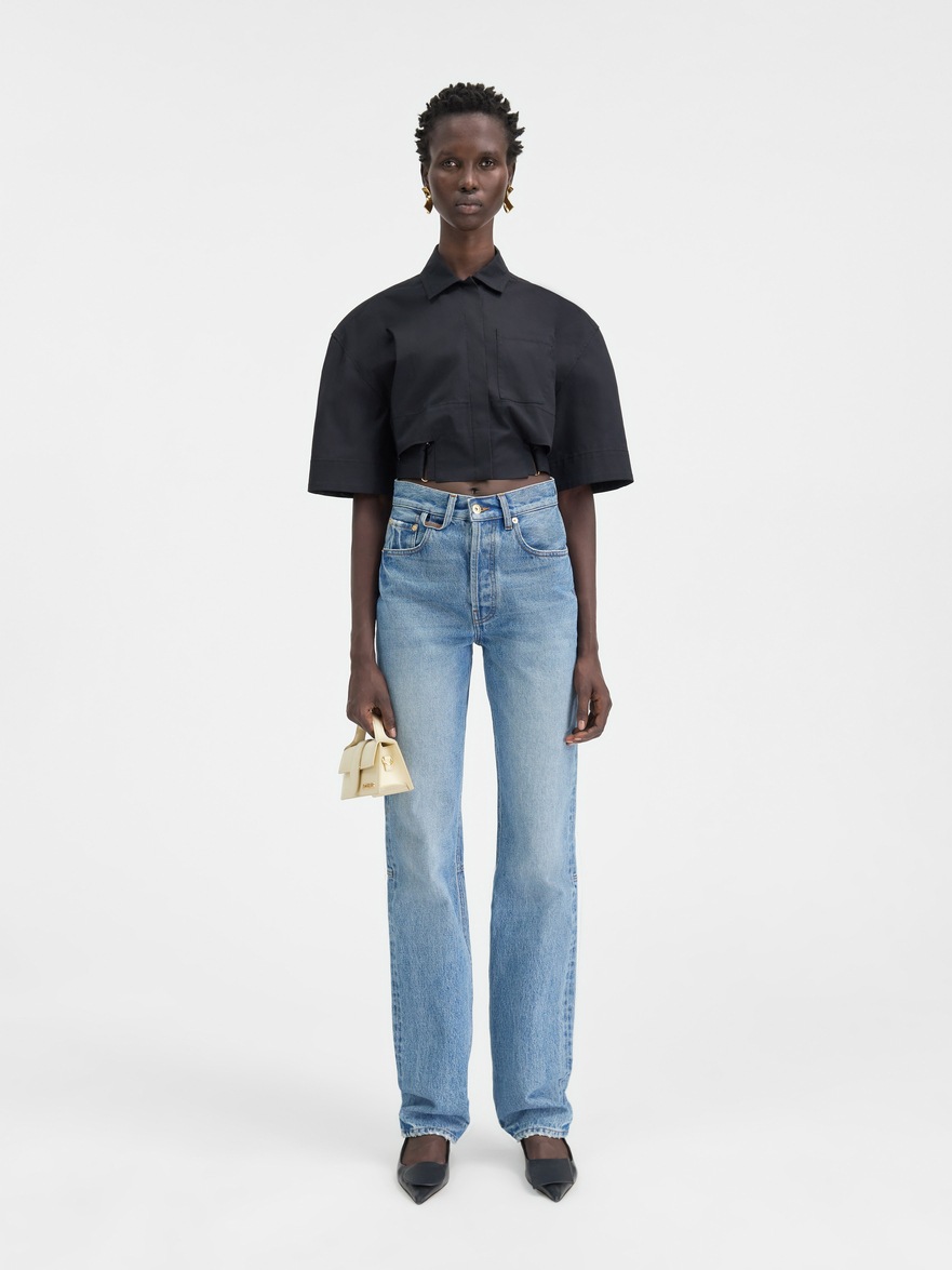 JACQUEMUS - Woman - Beige - Jeans main image 1