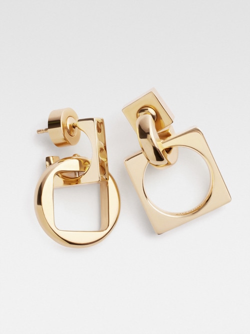 The Rond Carr&eacute; dangle earrings