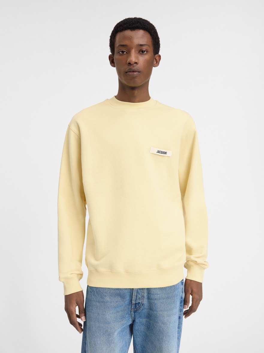 Sweatshirt Jacquemus “Gros Grain” Homme Dark Green – Ruban logo brodé