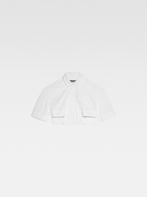The Bari cropped shirt