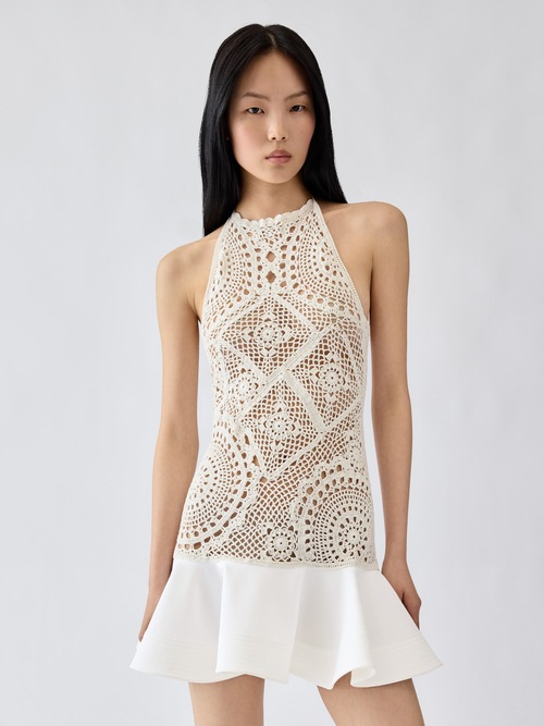 The Napperon short dress