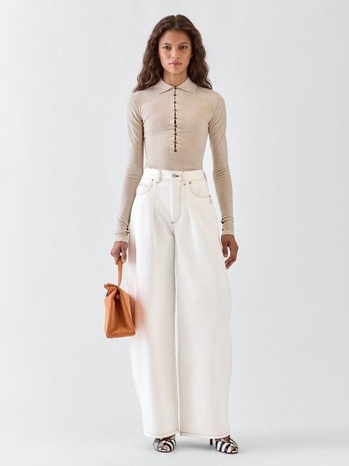 The Ovalo de-N&icirc;mes denim pants