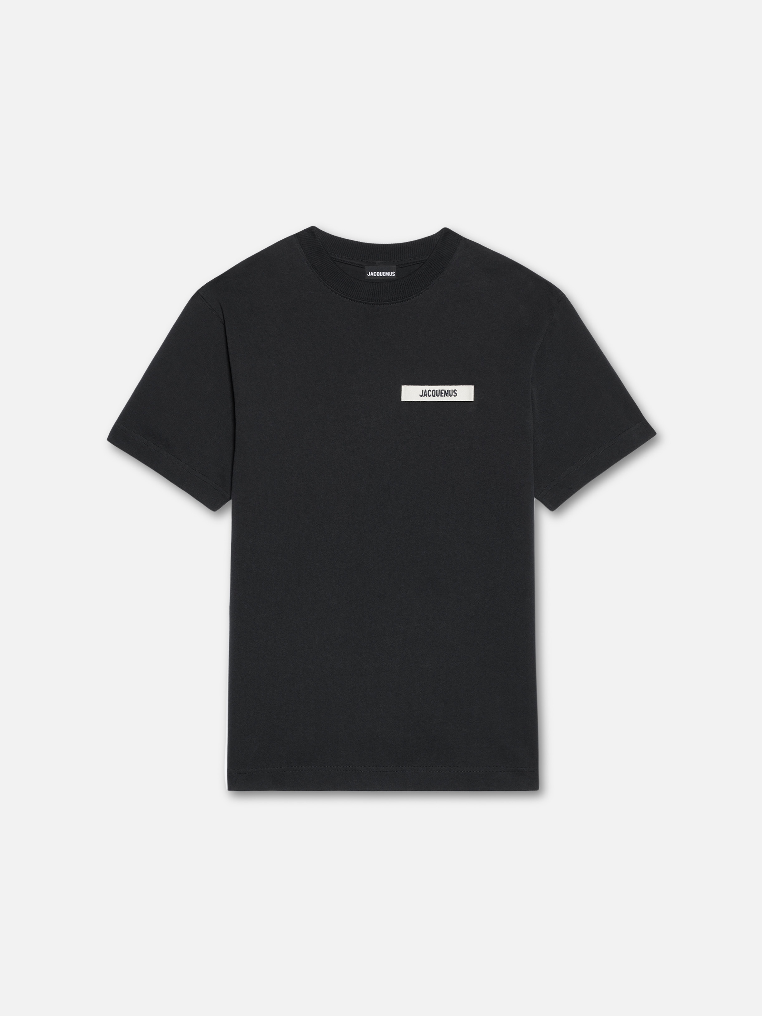 JACQUEMUS Gros Grain Logo T-Shirt (White) main image 1