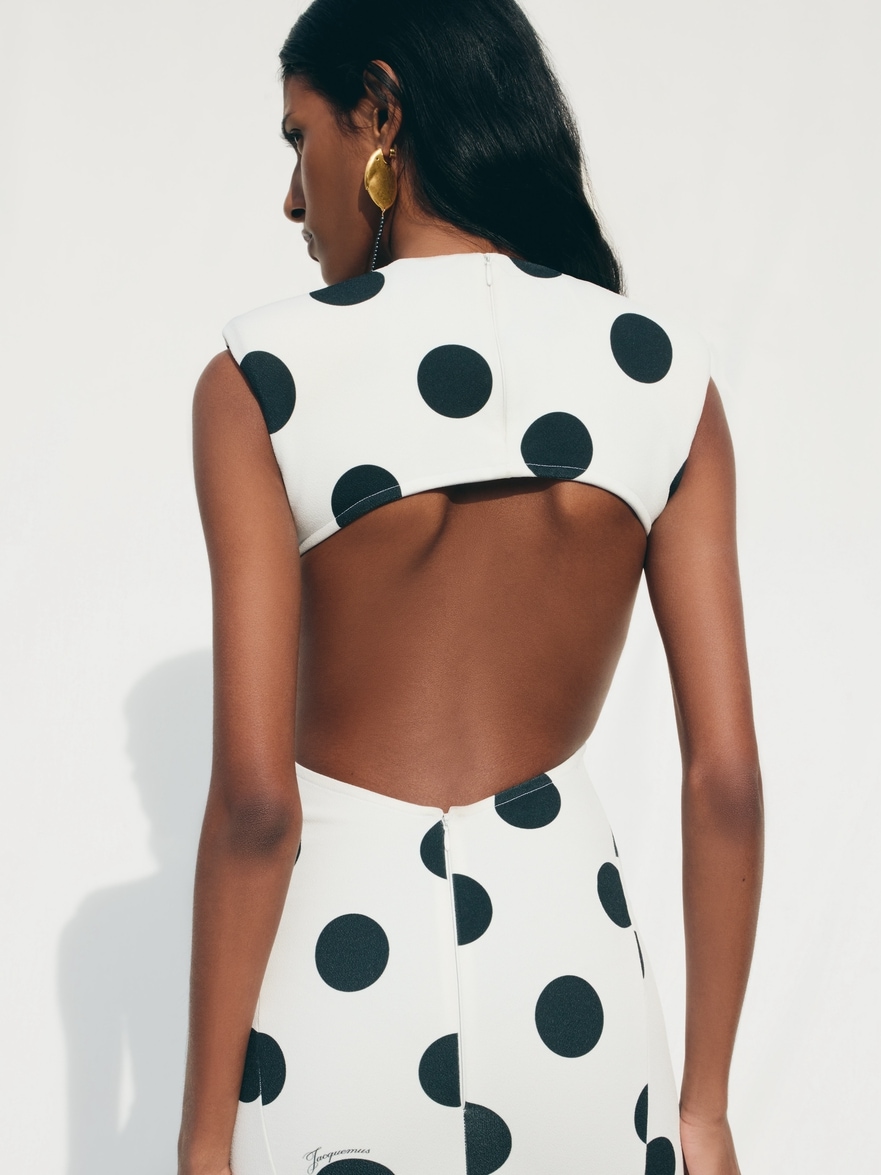 La robe Palmier &agrave; pois