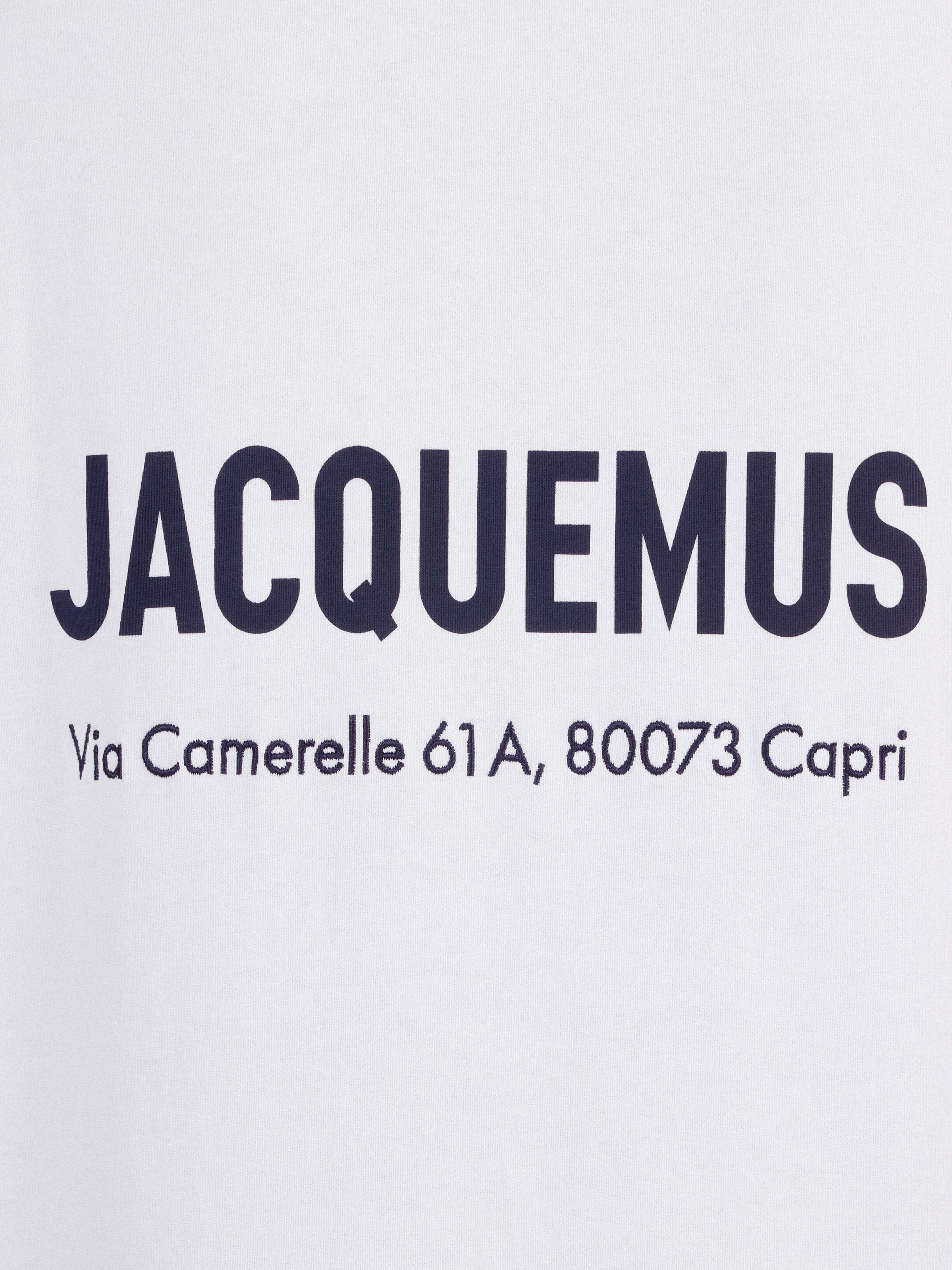 The Capri address t-shirt by JACQUEMUS | Official website