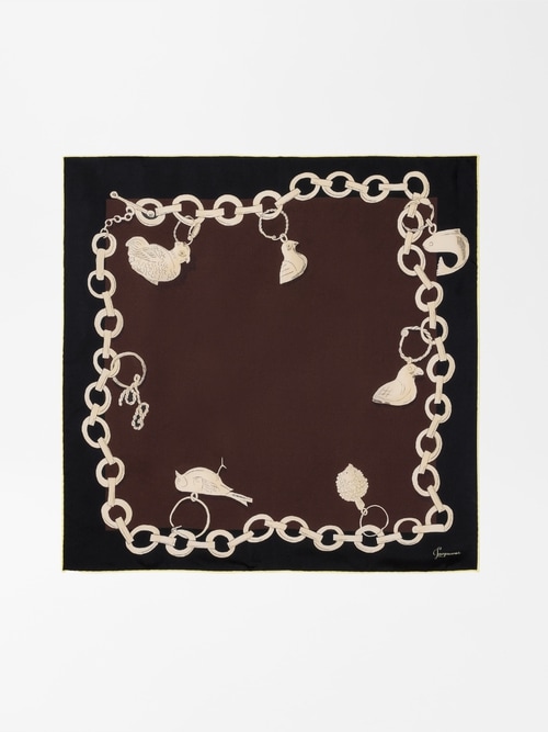 The Pampille silk scarf