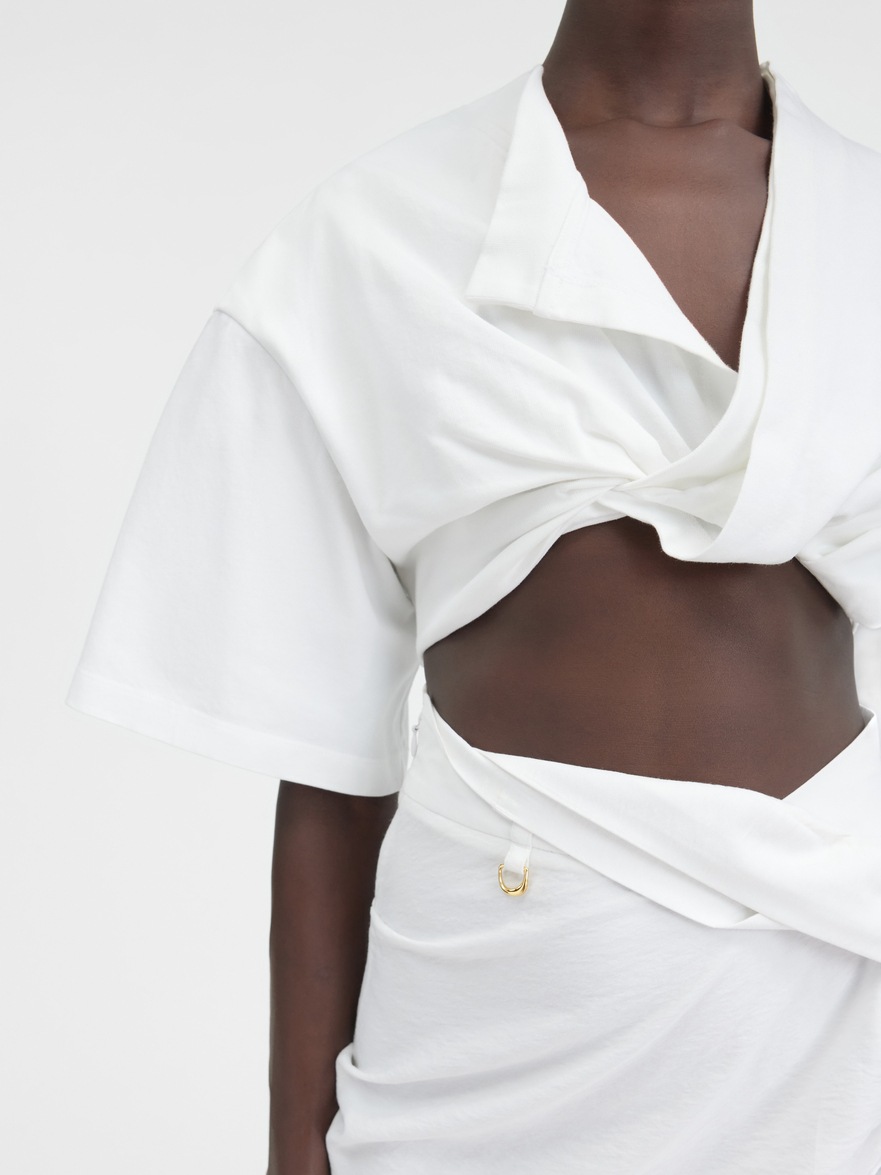 Bahia クロップドTシャツ by JACQUEMUS | Official website