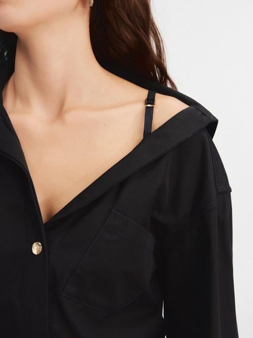 The mini shirt dress