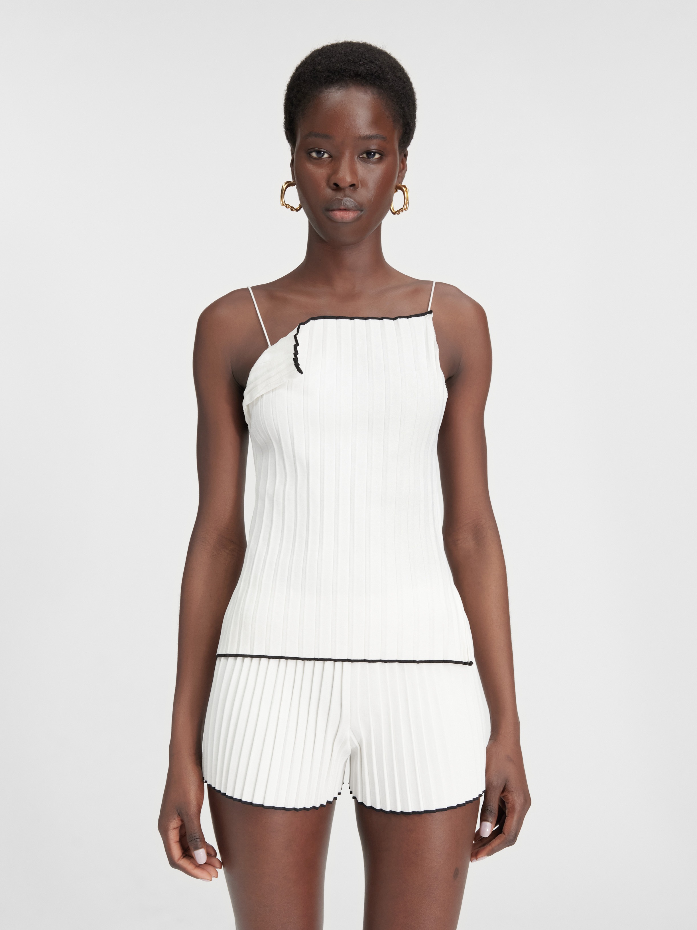 The pleated knit top - | JACQUEMUS Official Website 