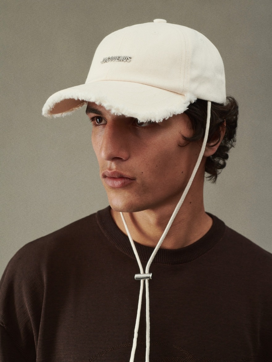 JACQUEMUS Le Classiques Artichaut baseball hat cap Jacquemus La Casquette Artichaut Baseball Cap | Black | FARFETCH main image 3