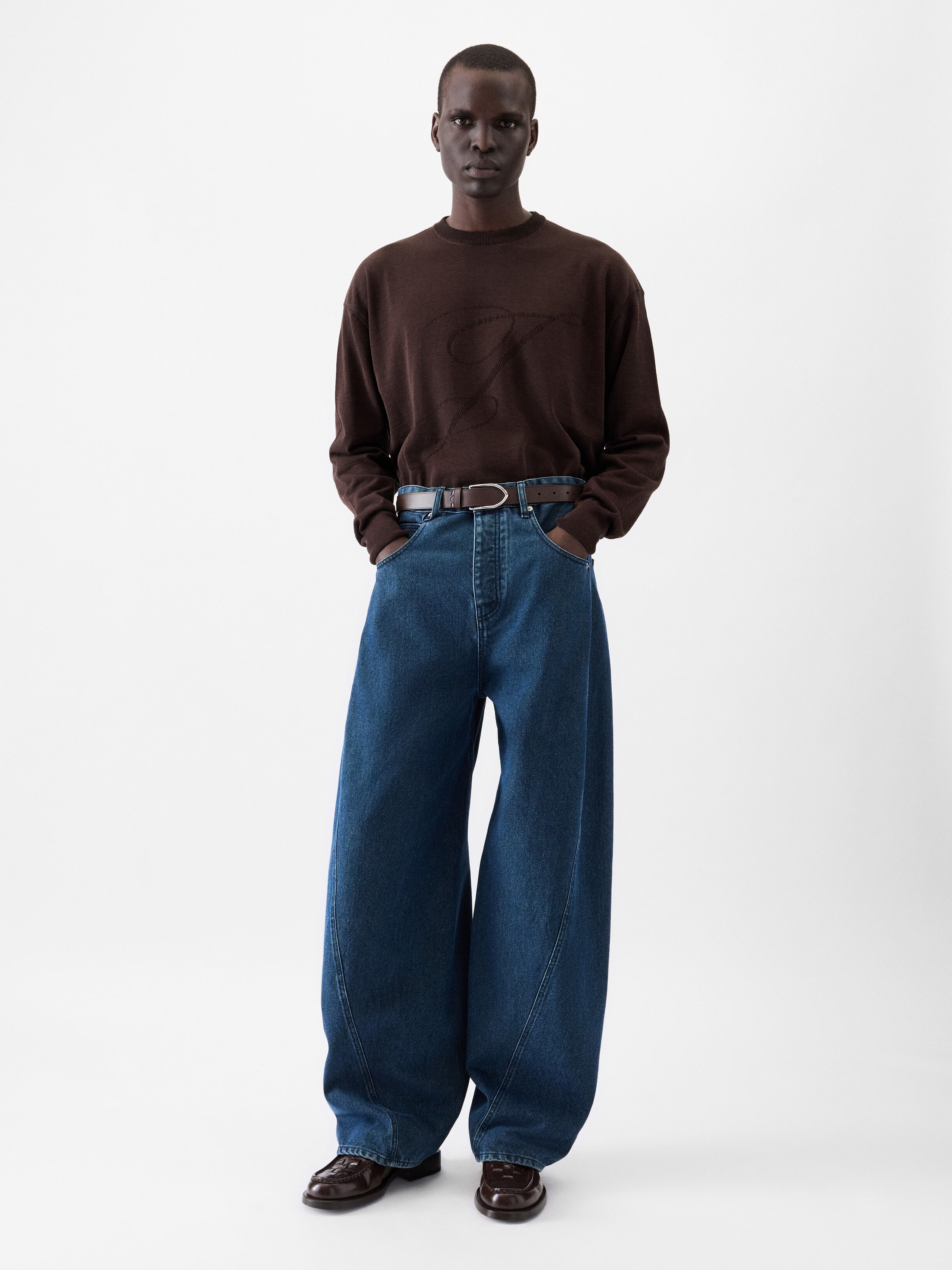 The Espiral de-Nîmes denim pants by JACQUEMUS | Official website