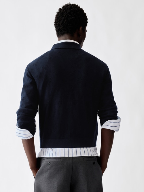 The Abbracio knit polo shirt