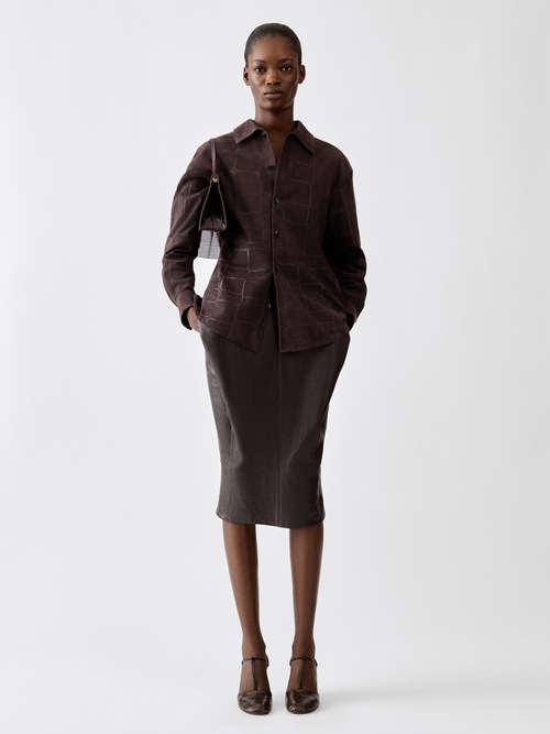 The Croco leather shirt