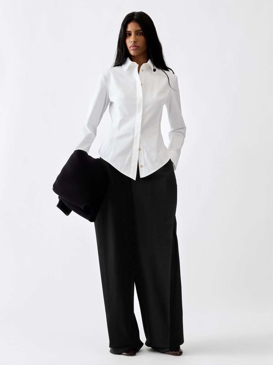 Jacquemus The Triangle Shirt In White