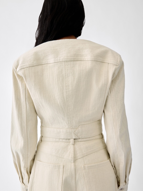 The de-N&icirc;mes Flipper denim top