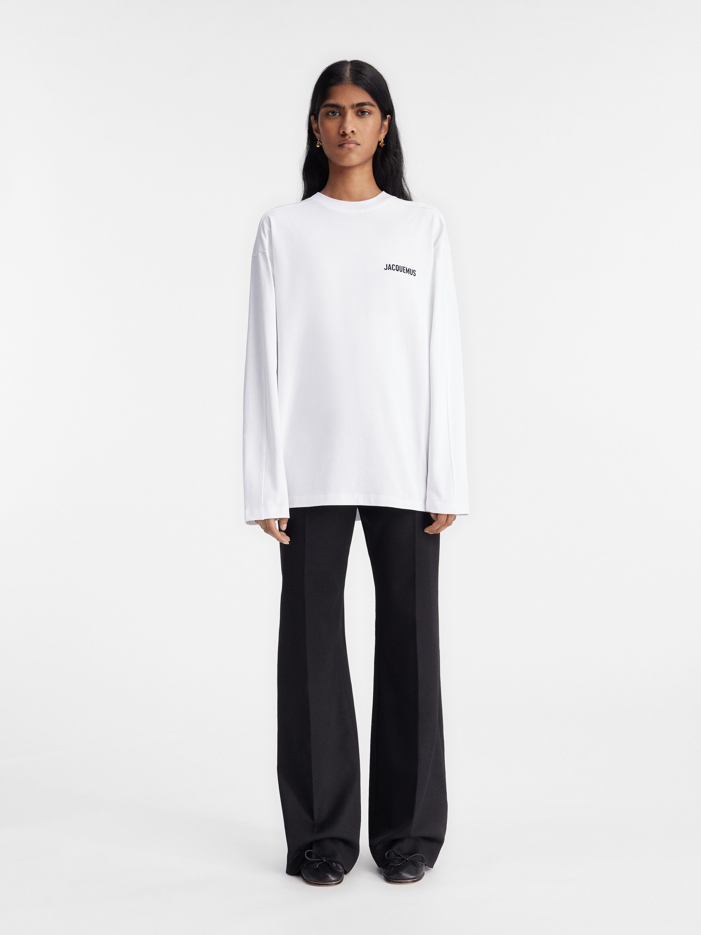 The Montaigne address long-sleeve t-shirt by JACQUEMUS | Official