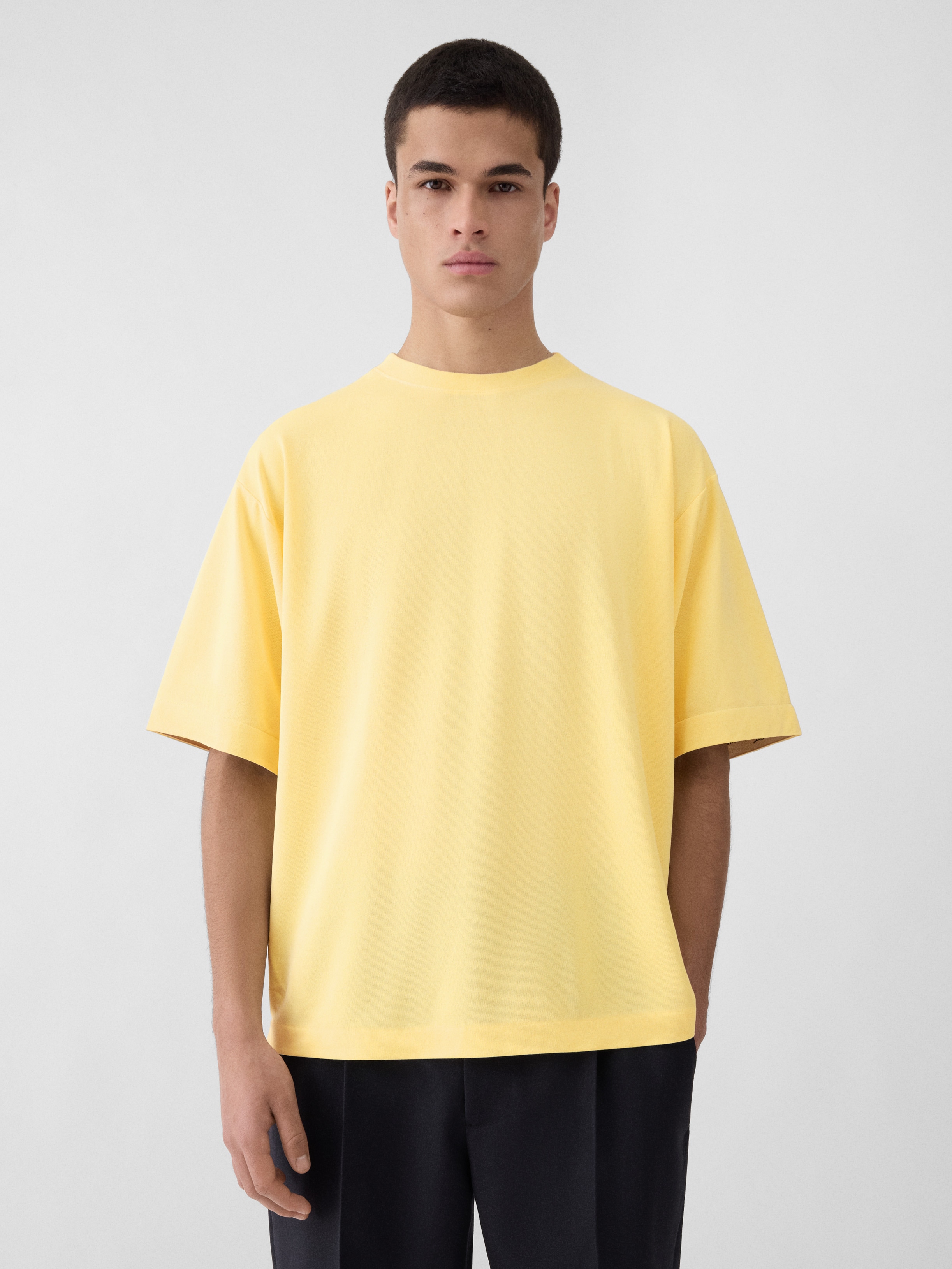 LE TSHIRT ROND CARRE MC