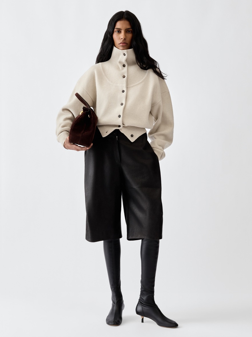 Jacquemus The Pelota Cardigan In Animal Print