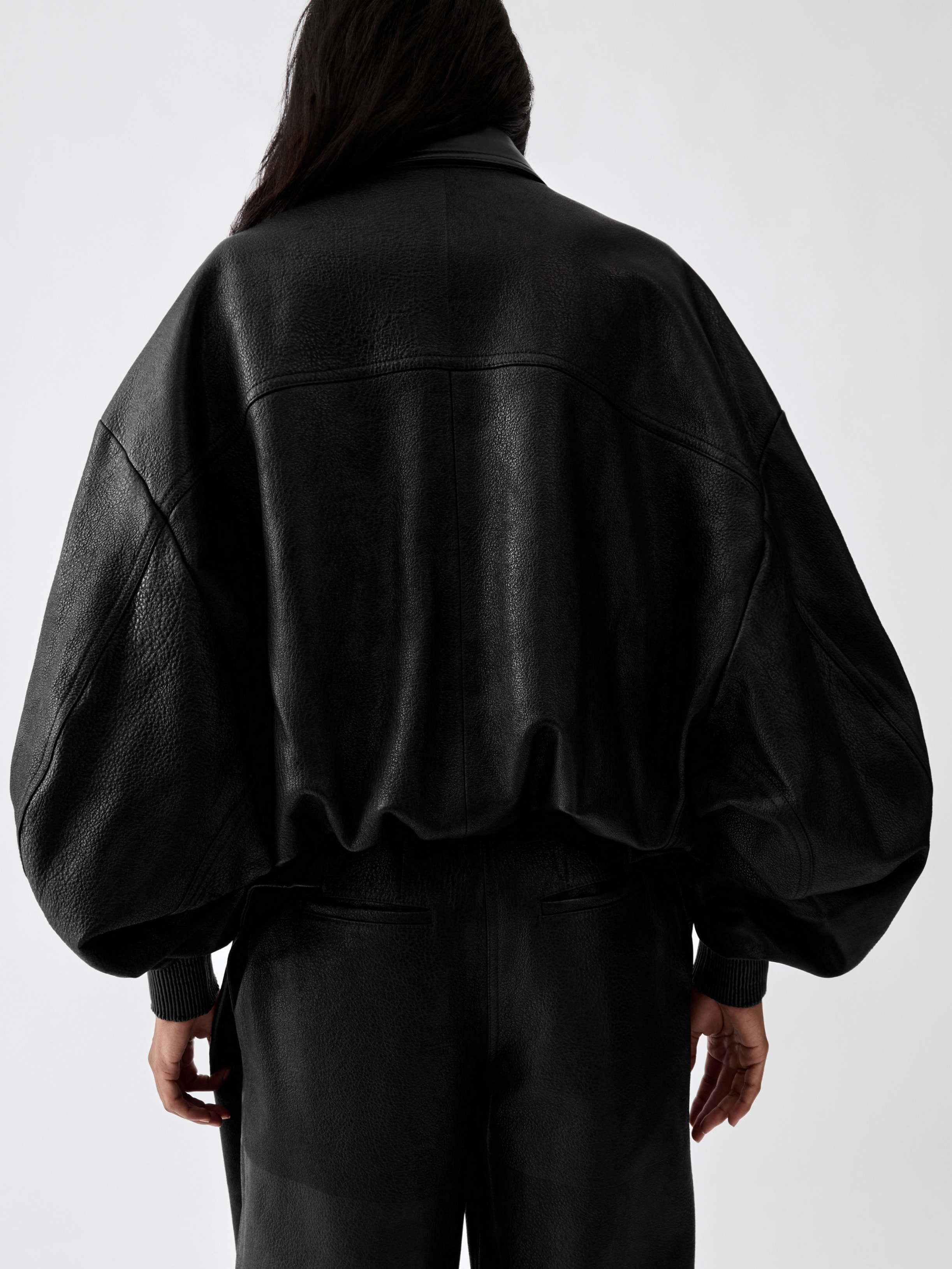 LE BLOUSON LOSANGE CUIR