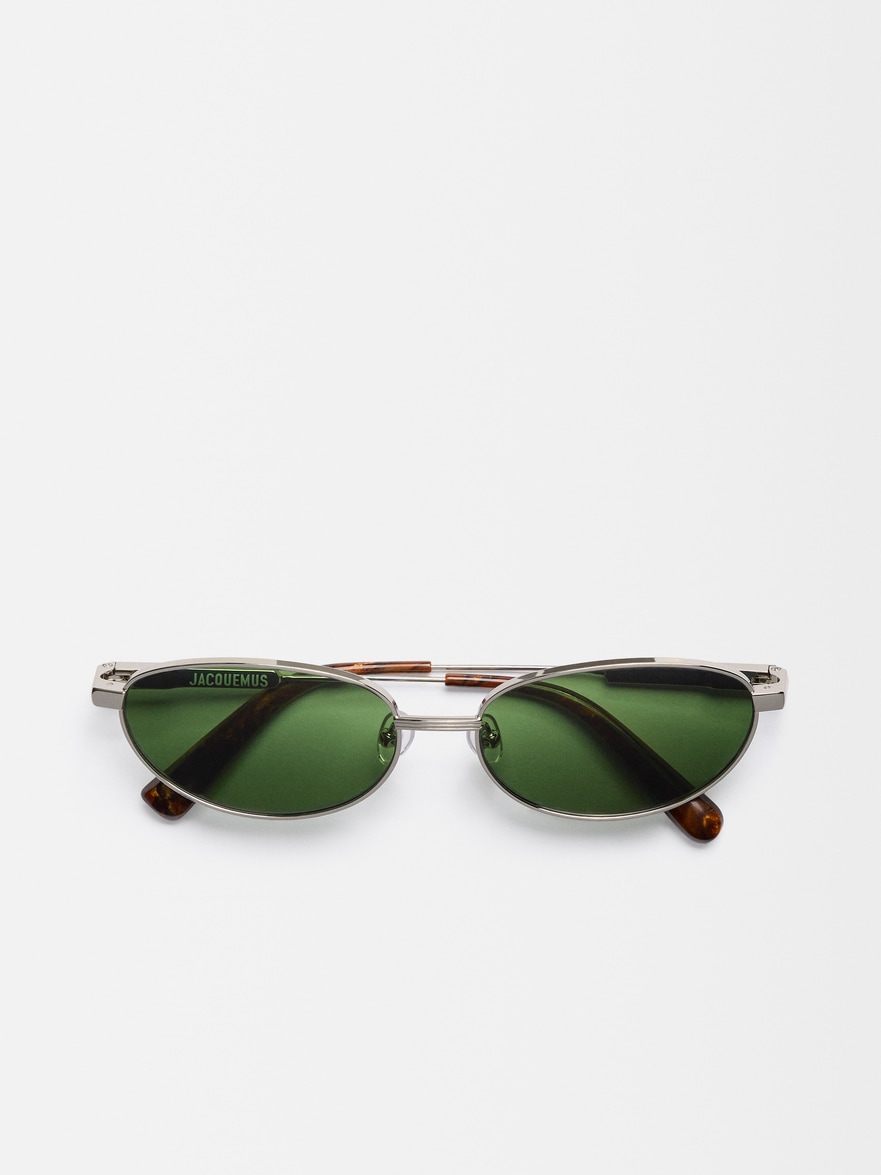 Jacquemus Les Lunettes Alba In Green