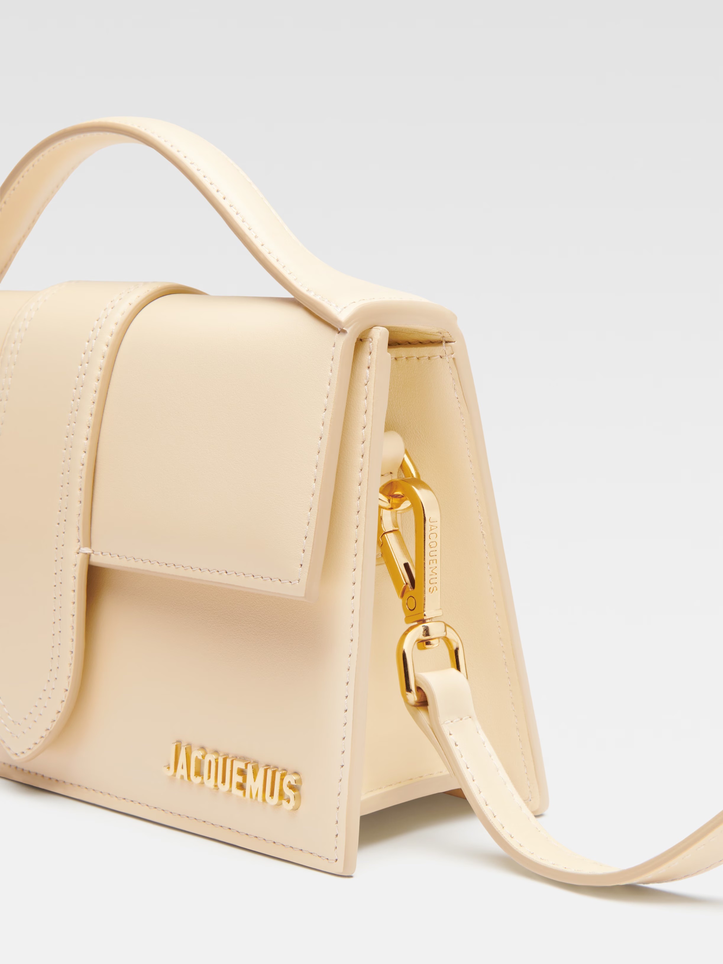 Borsa A Mano Jacquemus Le Grand Bambino LES CLASSIQUES – Pelle Nera, Donna