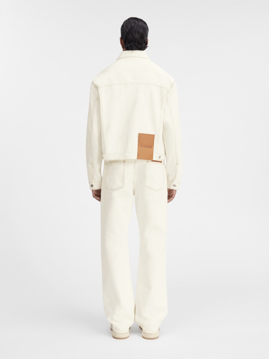Jacquemus Blue Cotton Jeans Denim