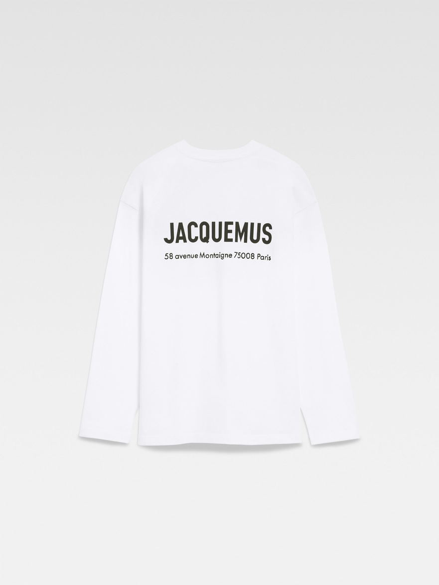 The Montaigne address long-sleeve t-shirt by JACQUEMUS | Official 
