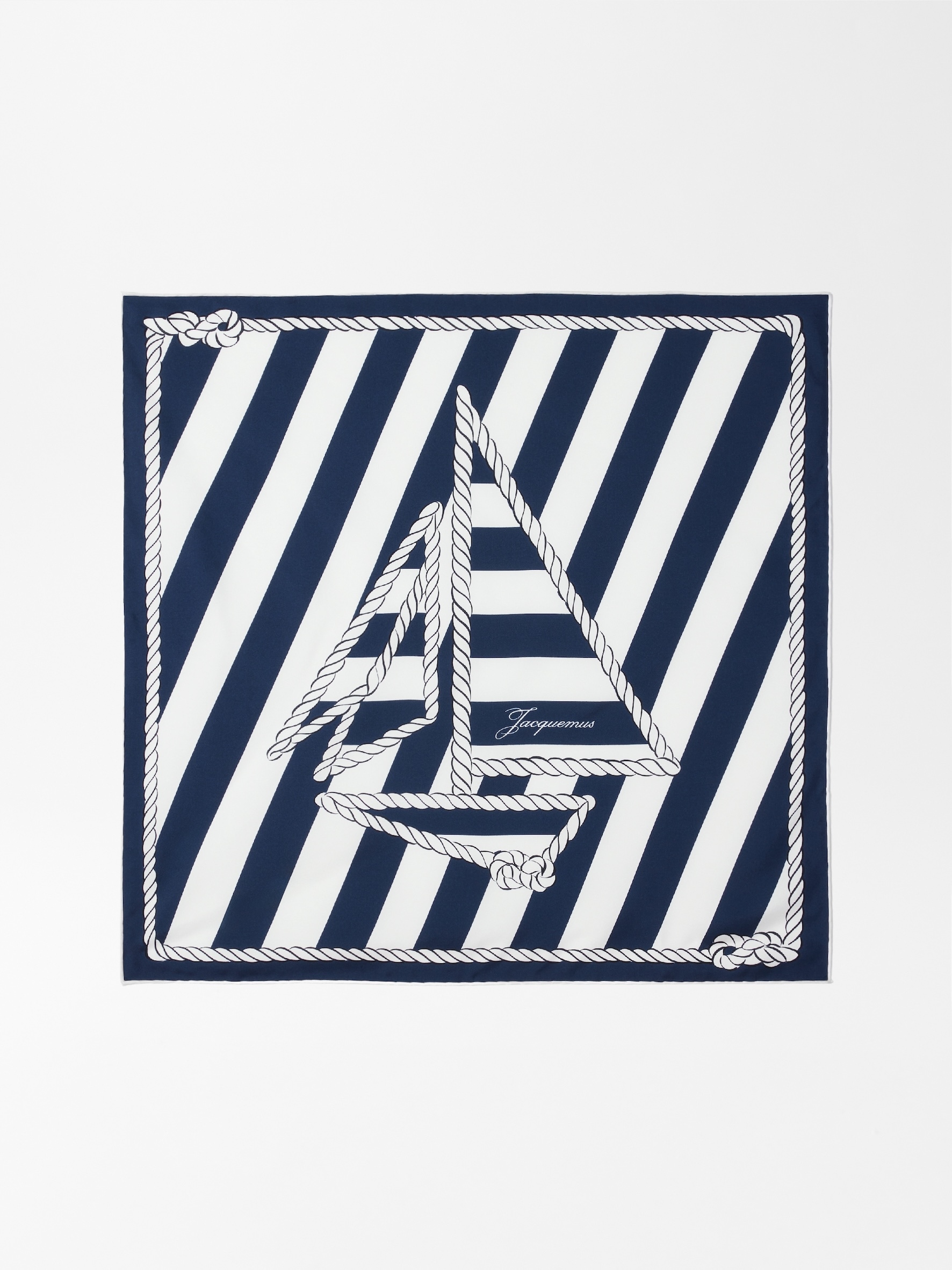 LE FOULARD BATEAU CORDE