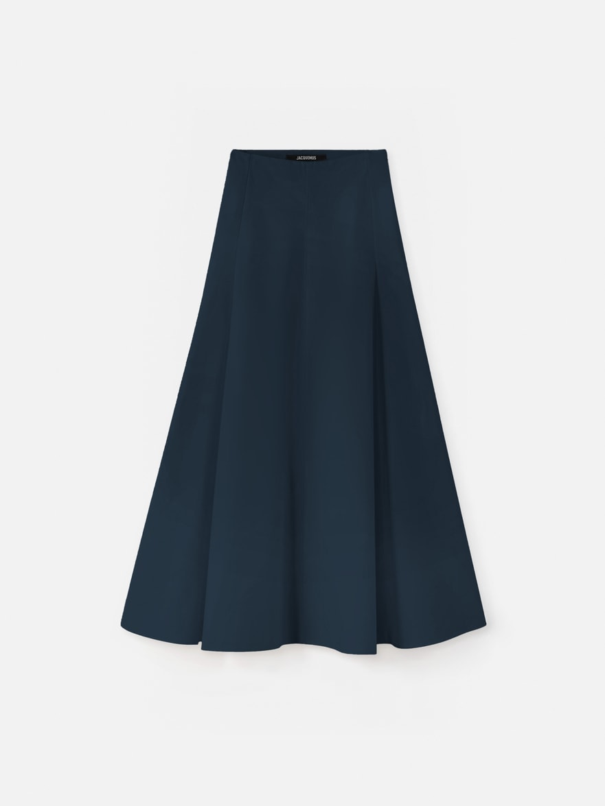 Jacquemus La Jupe Triangle In Blue