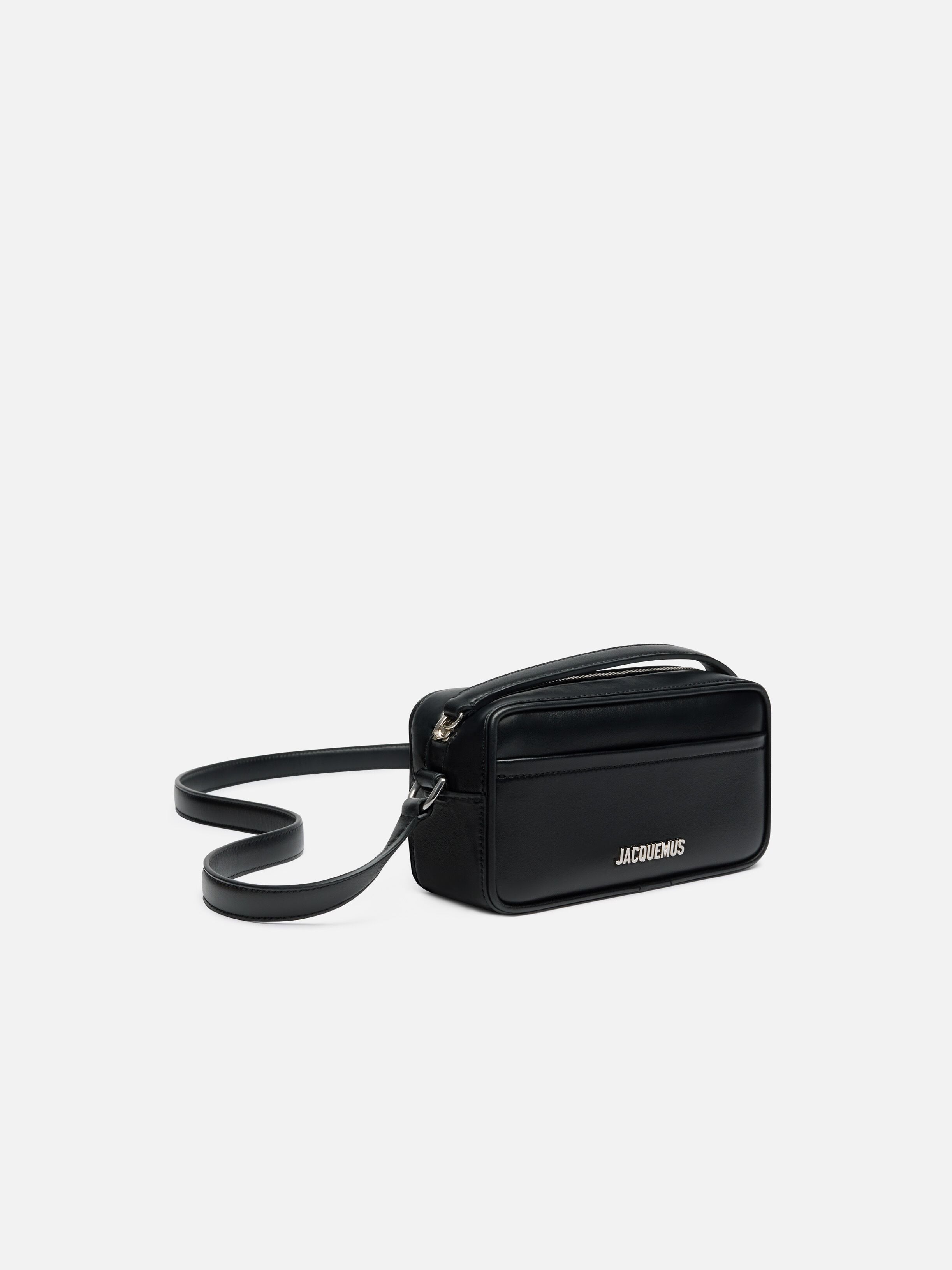 美品】ジャックムス LE BANETO ショルダーバッグ レザー ブラック