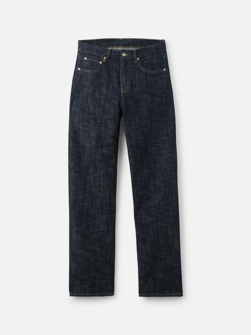 The straight de-N&icirc;mes denim pants