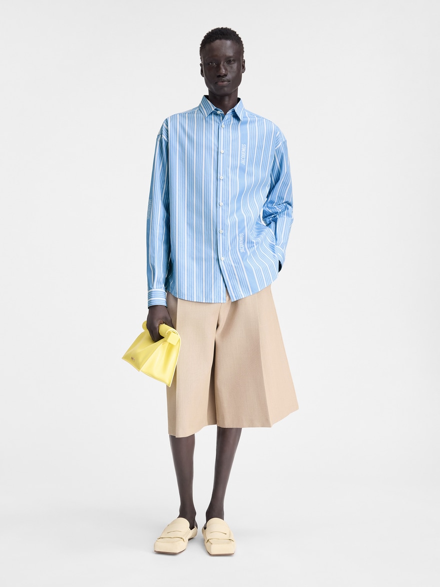 Jacquemus Men's La Chemise Simon In Blue