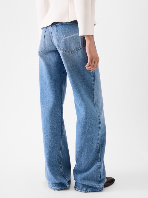 The wide de-N&icirc;mes denim pants