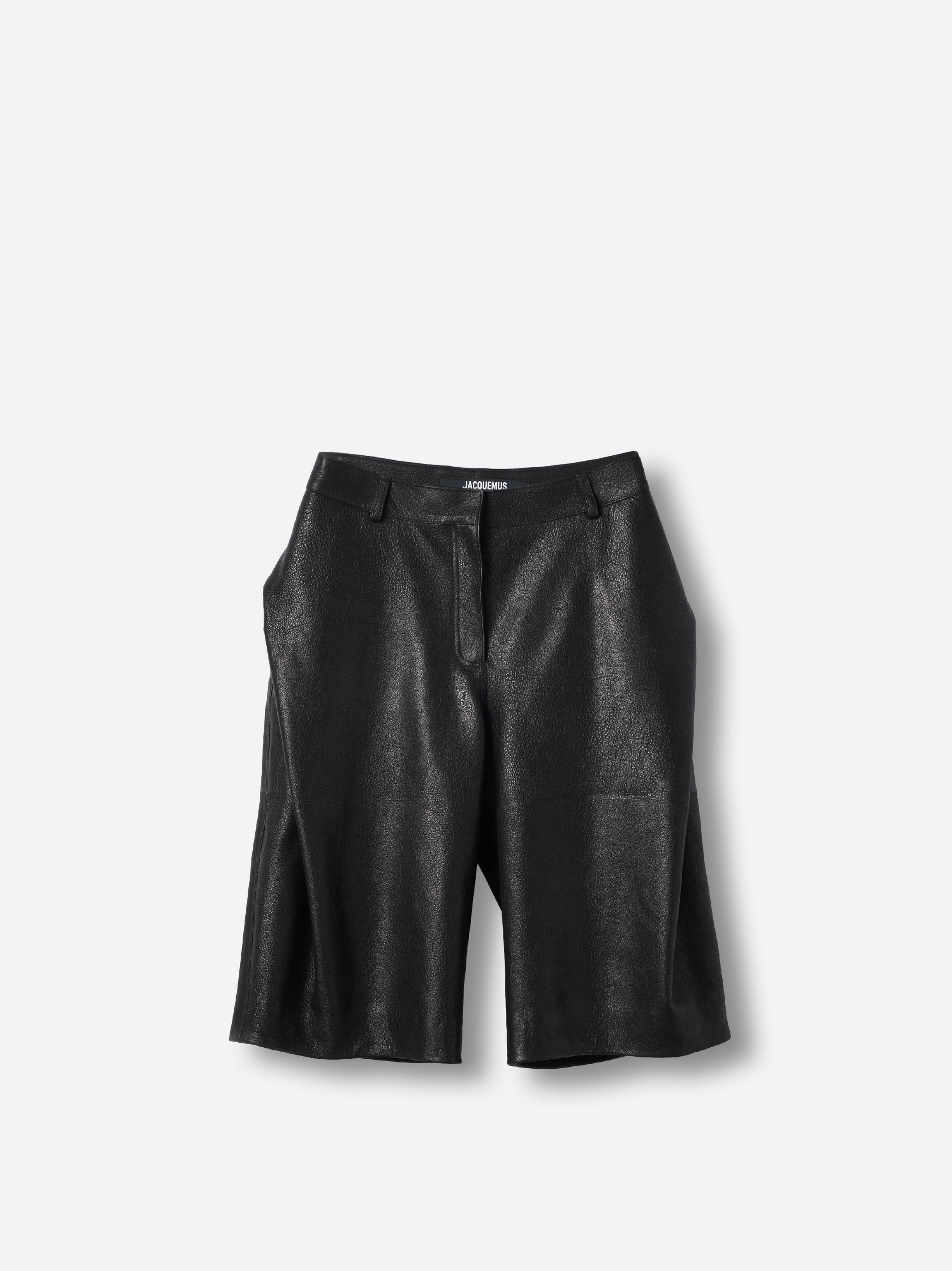 LE SHORT CUBISTO CUIR