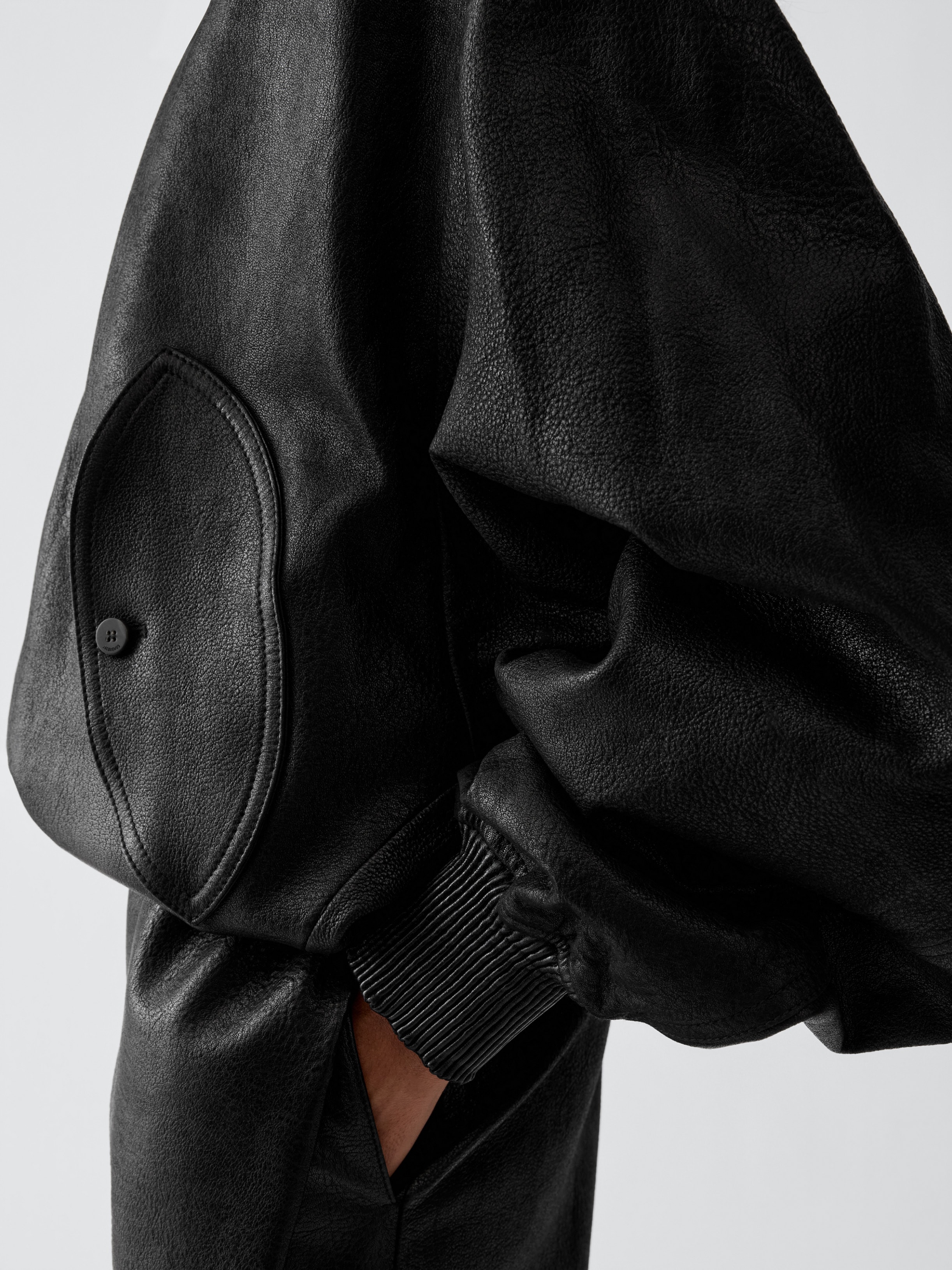 LE BLOUSON LOSANGE CUIR