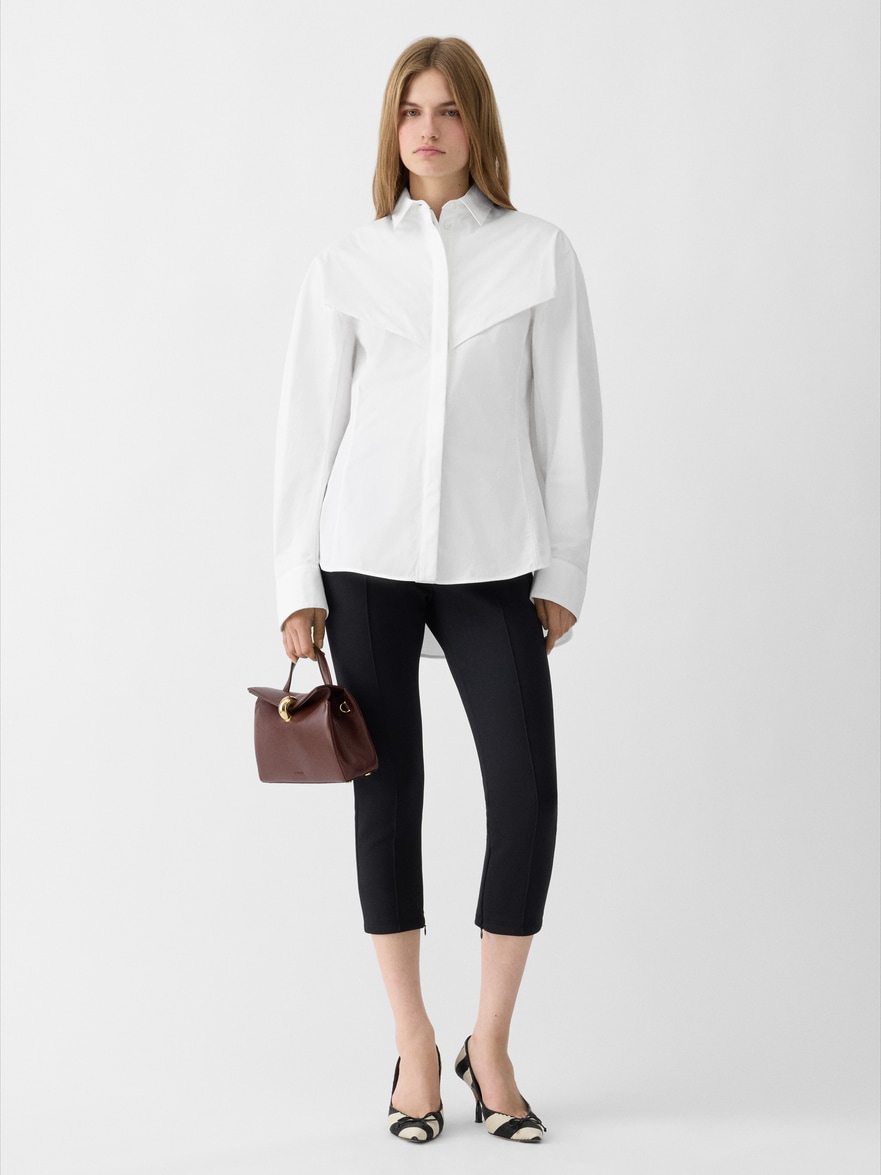 Jacquemus The Châle Shirt In White