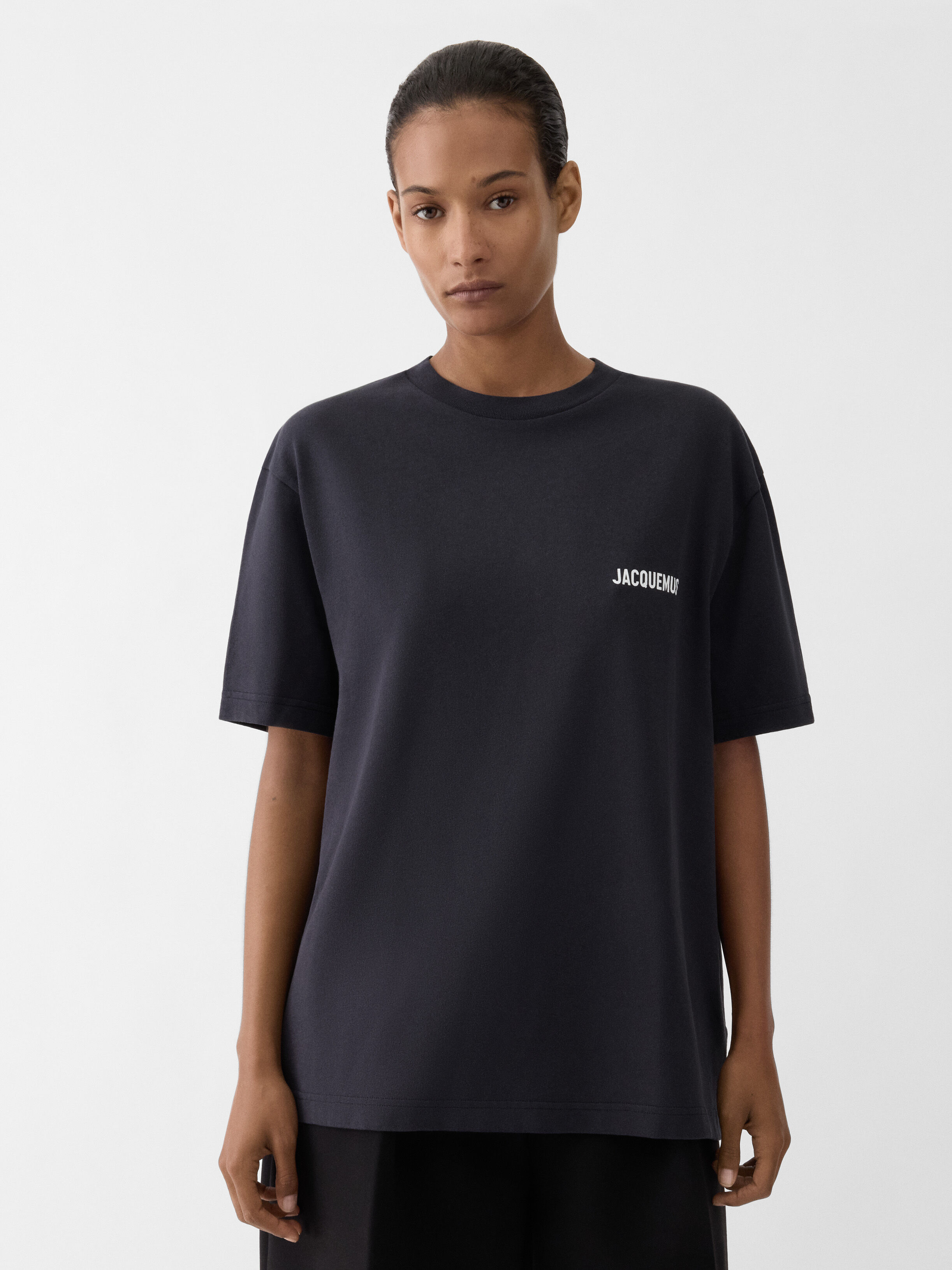 The Saint Tropez Place des Lices address t-shirt by JACQUEMUS