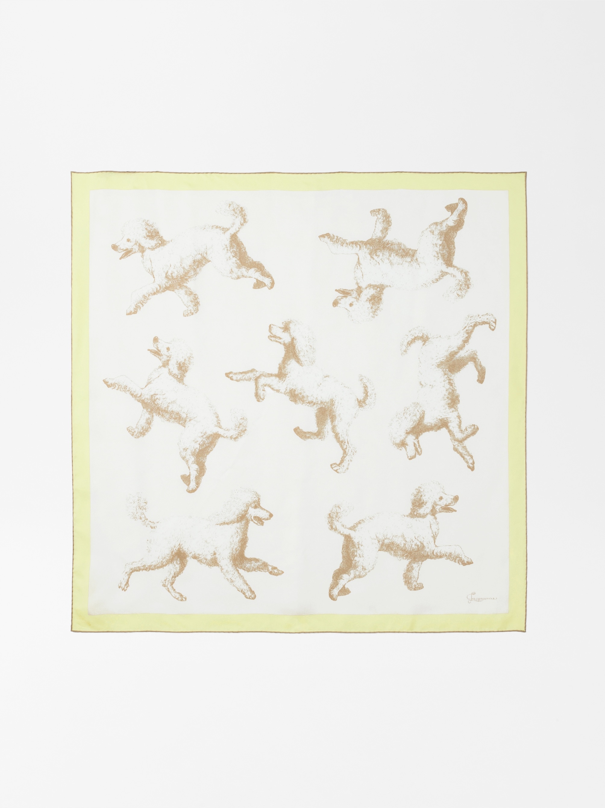 LE GRAND FOULARD CANICHE